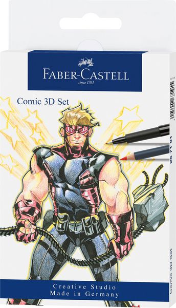 Produktbild: Faber-Castell Tuschestifte Comic 3D Set