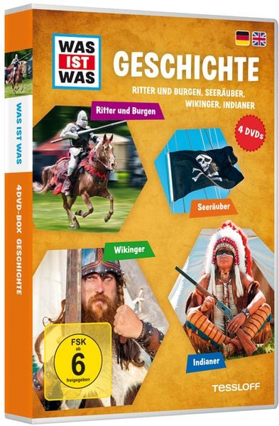 Produktbild: Was ist Was - Box 4/Geschichte [4 DVDs]
