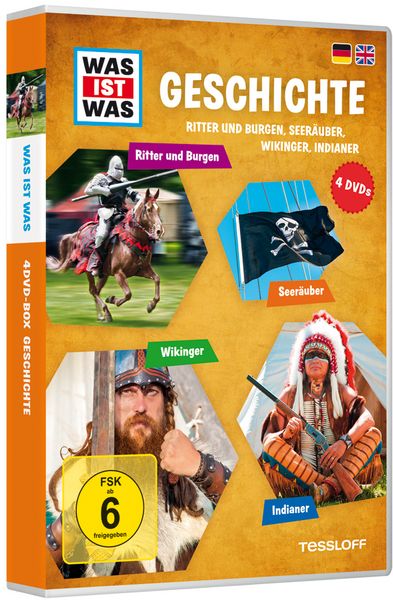 Produktbild: Was ist Was - Box 4/Geschichte [4 DVDs]