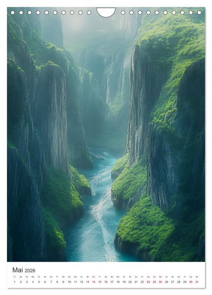 Produktbild: Midgard - Mythische Landschaften des Nordens (Wandkalender 2026 DIN A4 hoch), CALVENDO Monatskalender