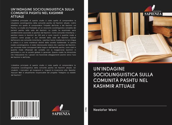 Produktbild: Un'indagine Sociolinguistica Sulla Comunit&agrave; Pashtu Nel Kashmir Attuale