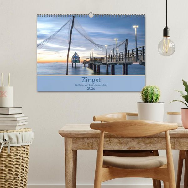 Produktbild: Zingst - die Ostsee von ihrer sch&ouml;nsten Seite (Wandkalender 2026 DIN A3 quer), CALVENDO Monatskalender
