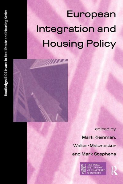 Produktbild: European Integration and Housing Policy