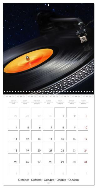 Produktbild: Vinyl in focus (Wall Calendar 2027 12 &times; 12 Inch) CALVENDO 12 Month Wall Calendar