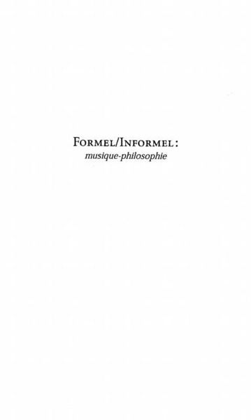 Produktbild: Formel informel