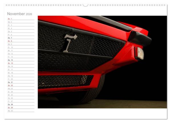 Produktbild: De Tomaso Pantera (hochwertiger Premium Wandkalender 2026 DIN A2 quer), Kunstdruck in Hochglanz