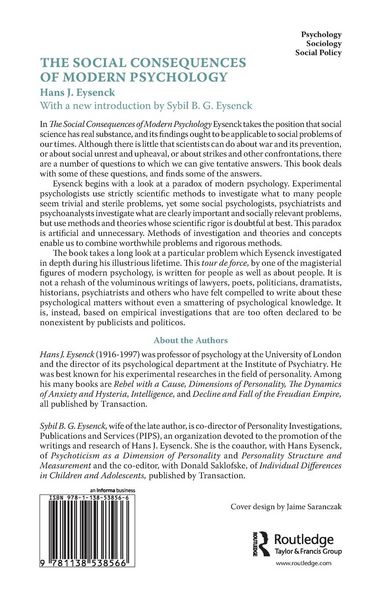 Produktbild: The Social Consequences of Modern Psychology