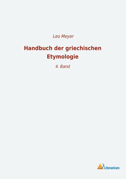 Produktbild: Handbuch der griechischen Etymologie