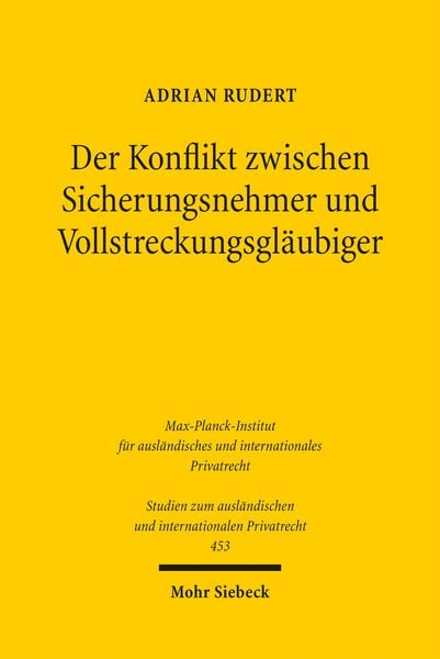 Produktbild: Rudert, A: Konflikt zwischen Sicherungsnehmer und Vollstreck
