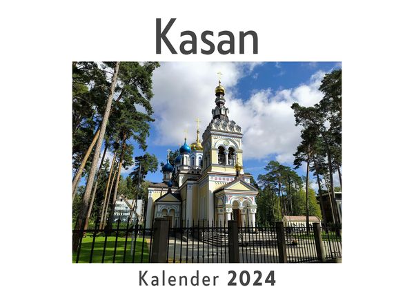 Produktbild: Kasan (Wandkalender 2024, Kalender DIN A4 quer, Monatskalender im Querformat mit Kalendarium, Das perfekte Geschenk)