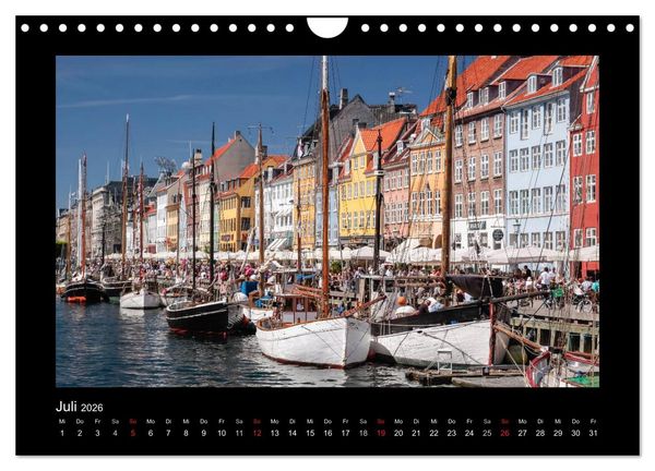 Produktbild: Kopenhagen (Wandkalender 2026 DIN A4 quer), CALVENDO Monatskalender