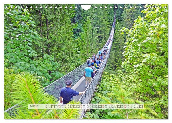 Produktbild: Vancouver Kanada 2026 (Wandkalender 2026 DIN A4 quer), CALVENDO Monatskalender