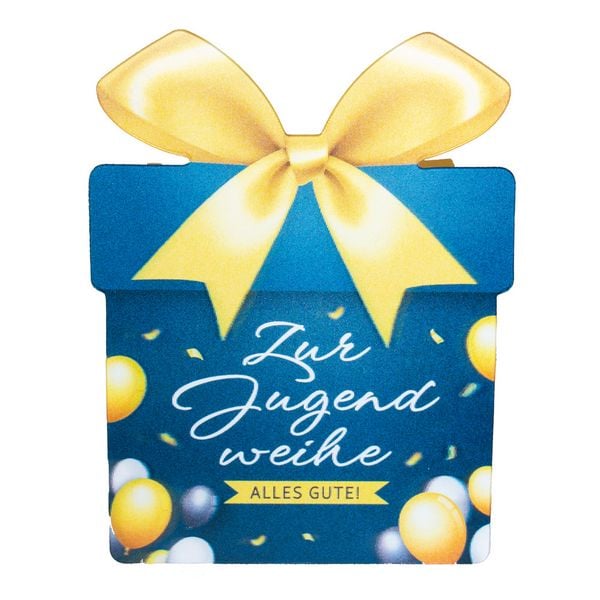 Produktbild: TR&Ouml;TSCH - 3D-Geschenkbox Jugendweihe Luftballons