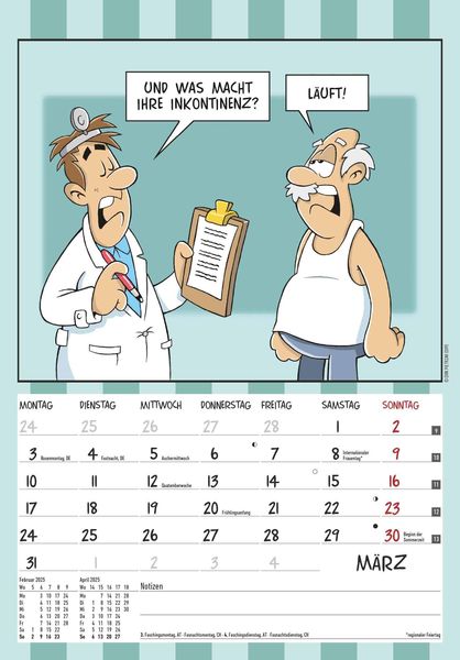 Alpha Edition Der RentnerKalender 2025 Bildkalender, 23,7x34cm