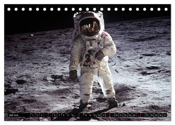 Produktbild: Auftrag im Weltall. Astronauten und Raumfahrt (Tischkalender 2026 DIN A5 quer), CALVENDO Monatskalender