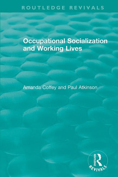 Produktbild: Occupational Socialization and Working Lives (1994)