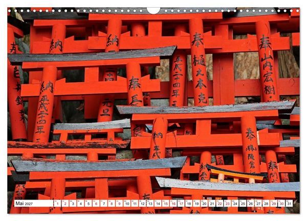 Produktbild: Japan Gl&uuml;cksbringer (Wandkalender 2027 DIN A3 quer), CALVENDO Monatskalender