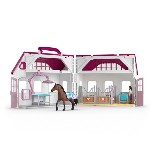 Produktbild: schleich&reg; 42787 - Horse Club, Happy Horse Hospital, Pferdeklinik Heilende Hufe, 64-teilig, Spielset