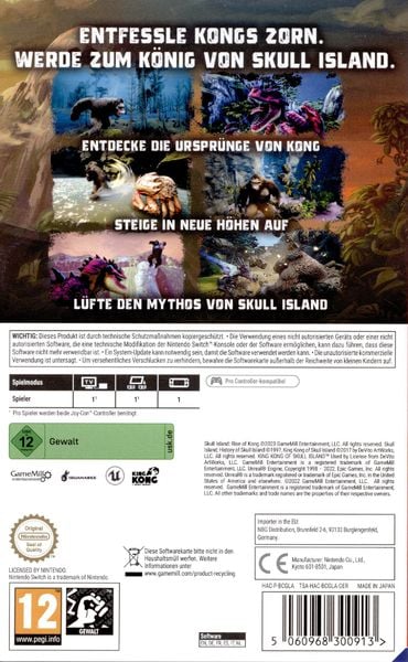 Skull Island: Rise of Kong - Nintendo Switch