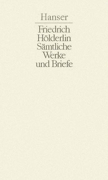 Produktbild: S&auml;mtliche Werke und Briefe Band II