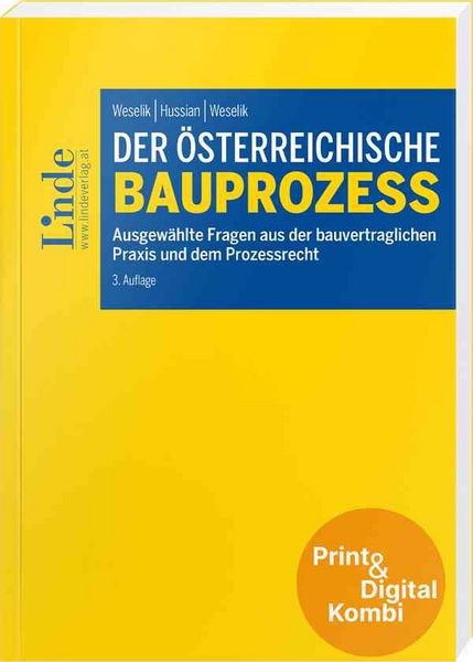 Produktbild: Der &ouml;sterreichische Bauprozess (Kombi Print&digital)