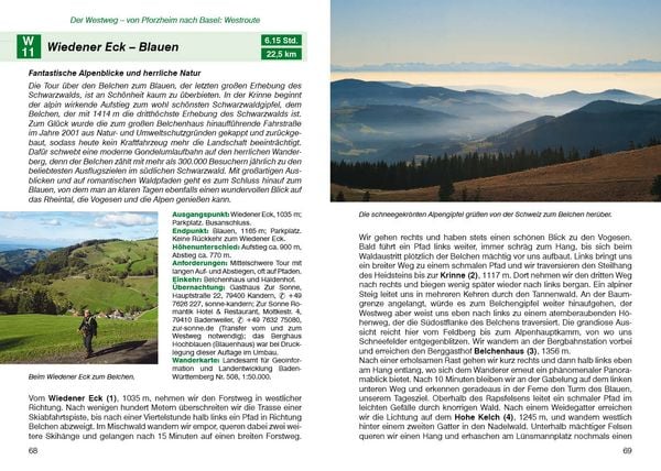 Produktbild: Fernwanderwege Schwarzwald