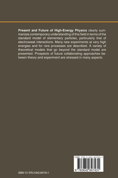 Produktbild: Present and Future of High-Energy Physics