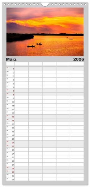 Produktbild: Familienplaner 2026 - Kolumbien - Eine unvergessliche Reise durch das bunte Land. mit 5 Spalten (Wandkalender, 21 x 45 cm) CALVENDO