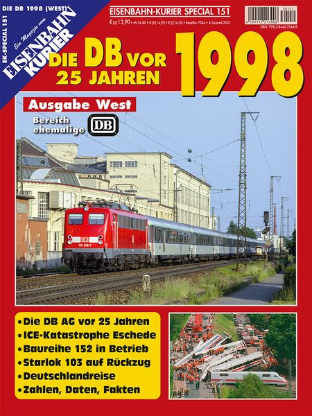 Produktbild: Die DB vor 25 Jahren - 1998 Ausgabe West