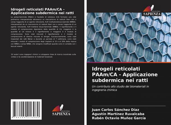 Produktbild: Idrogeli reticolati PAAm/CA - Applicazione subdermica nei ratti