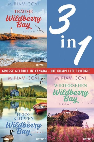 Produktbild: Tr&auml;ume in Wildberry Bay / Herzklopfen in Wildberry Bay / Wiedersehen in Wildberry Bay (3in1-Bundle)