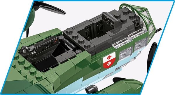Produktbild: COBI Historical Collection 5754 - Dornier Do17 Z-2, WWII, Flugzeug, Bomber, Bausatz, 1:32, 1383 Klemmbausteine