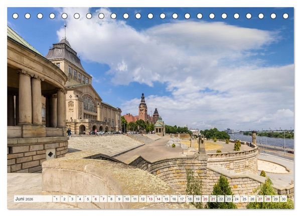 Produktbild: STETTIN Impressionen aus dem Stadtherzen (Tischkalender 2026 DIN A5 quer), CALVENDO Monatskalender