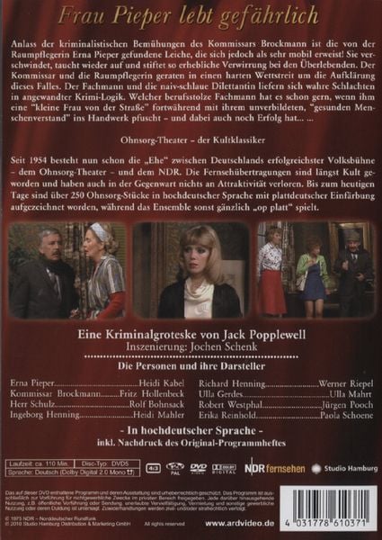 Produktbild: Ohnsorg Theater - Frau Pieper lebt gef&auml;hrlich