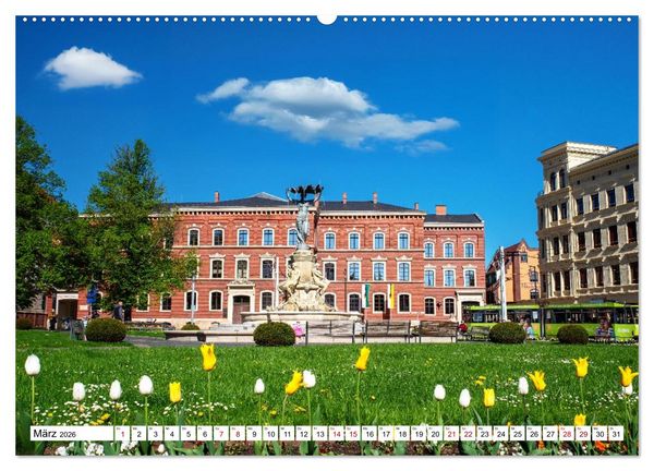 Produktbild: G&ouml;rlitz - Europas verborgene Sch&ouml;nheit an der Nei&szlig;e (Wandkalender 2026 DIN A2 quer), CALVENDO Monatskalender