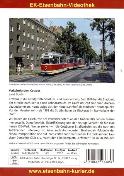 Produktbild: Verkehrsknoten Cottbus - Einst & Jetzt