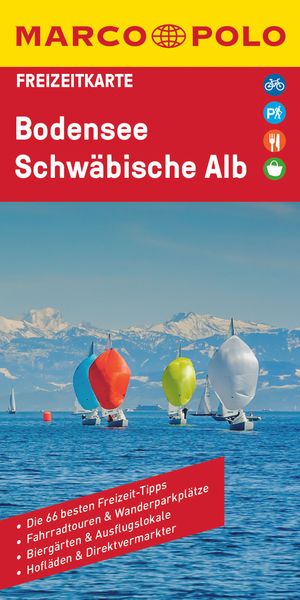 Produktbild: MARCO POLO Freizeitkarte Deutschland Blatt 41 Bodensee, Schw