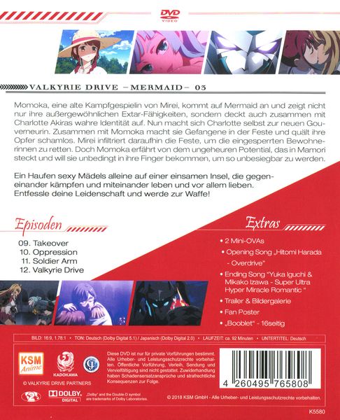 Valkyrie Drive - Mermaid - Volume 1 (DVD) (2018)