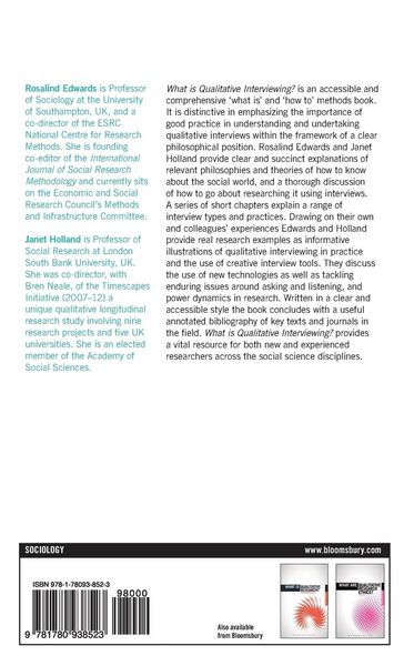 Produktbild: What is Qualitative Interviewing?