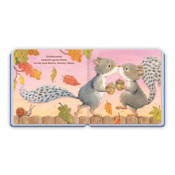 Produktbild: Tr&ouml;tsch Pappenbuch mit Reimen Ein Kuss f&uuml;r jedes Tierchen