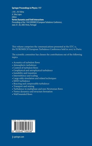 Produktbild: Advances in Turbulence XI