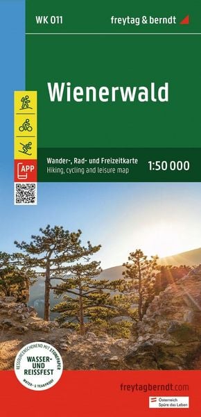 Produktbild: Freytag & berndt Wanderkarte WK 011 Wienerwald 1:50.000