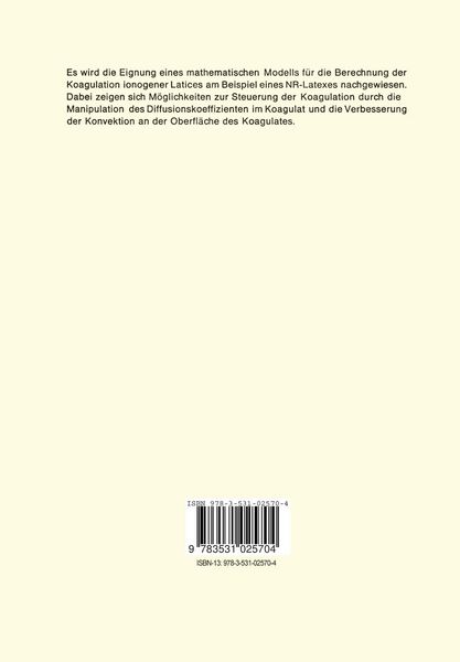 Produktbild: Untersuchungen zur Koagulationsf&auml;higkeit nat&uuml;rlicher und synthetischer Latices beim Na&szlig;spinnverfahren