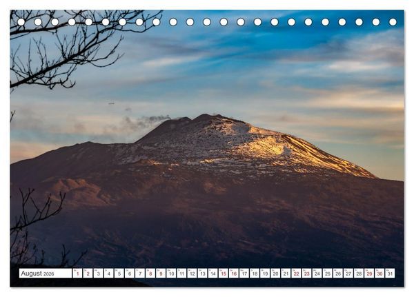 Produktbild: &Auml;tna - Europas h&ouml;chster Vulkan (Tischkalender 2026 DIN A5 quer), CALVENDO Monatskalender