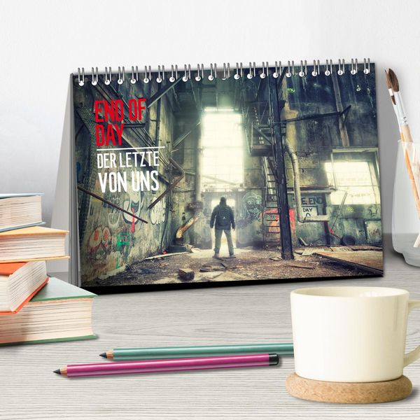 Produktbild: END OF DAY Der letzte von uns Kalender 2025 (Tischkalender 2025 DIN A5 quer), CALVENDO Monatskalender