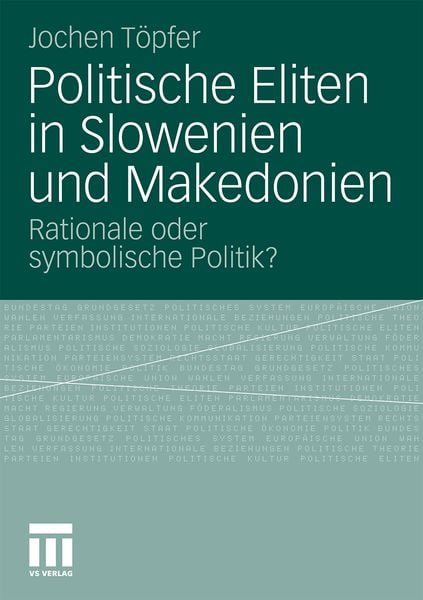 Produktbild: Politische Eliten in Slowenien und Makedonien
