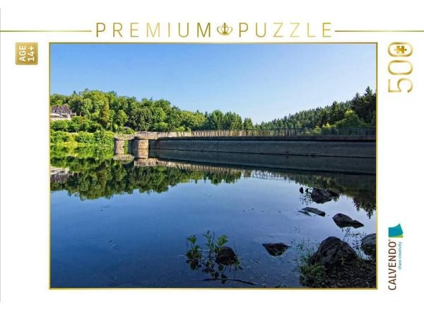 CALVENDO Puzzle Glörtalsperre, Schalksmühle | 500 Teile Lege-Größe 48 × 36 cm Foto-Puzzle für Erwachsene