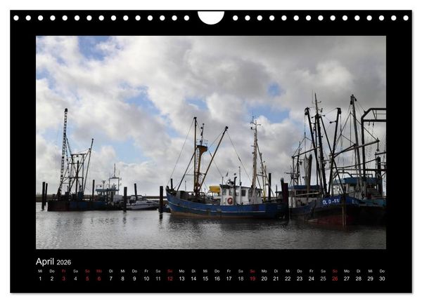 Produktbild: Auf Gro&szlig;e Fahrt - Schiffe im Hafen und auf See (Wandkalender 2026 DIN A4 quer), CALVENDO Monatskalender