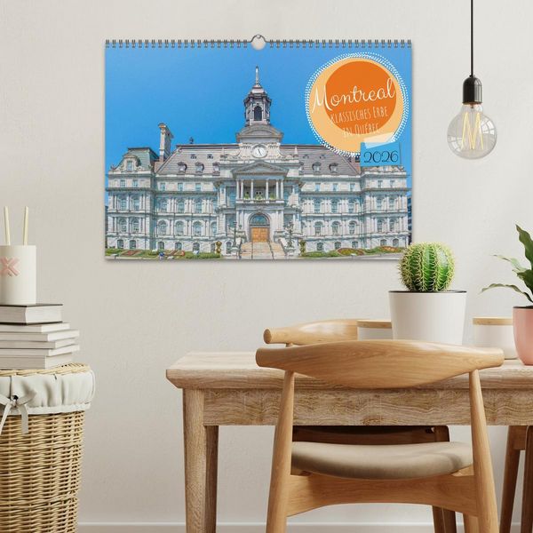 Produktbild: Montreal - klassisches Erbe in Qu&eacute;bec (Wandkalender 2026 DIN A3 quer), CALVENDO Monatskalender