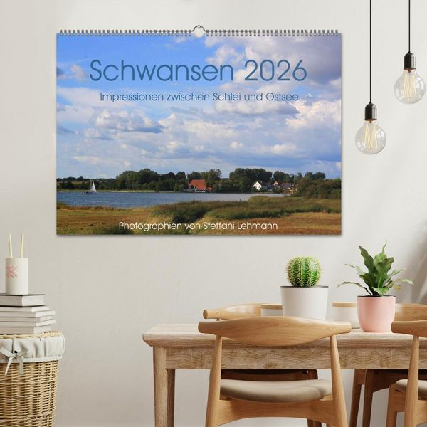 Produktbild: Schwansen 2026. Impressionen zwischen Schlei und Ostsee (Wandkalender 2026 DIN A2 quer), CALVENDO Monatskalender